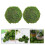 3-Pack Moss Decor Valse Topiary Bollen Vaasvullers Voor 8