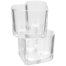 Aesthetic Glasbecher Herzförmig 2 Stk Für