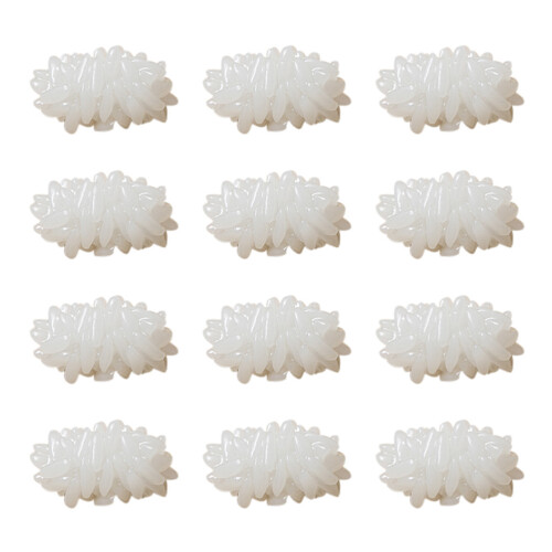 12St Plastic Haarspelden Voor Vrouwen Wit Haarclip