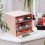 Desktop Organizer Rosa 1 6,7x6,1x5,7 Zoll 10