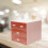 Desktop Organizer Rosa 1 6,7x6,1x5,7 Zoll 8