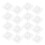 Shelf Support Clips Transparent 16 2,36x2,36x0,98 Inch 1