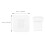 Shelf Support Clips Transparent 16 2,36x2,36x0,98 Inch 8