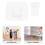 Shelf Support Clips Transparent 16 2,36x2,36x0,98 Inch 7