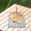 2Stk Platzsparender Grillrost Holzgriff Für Barbecue 5