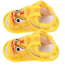 1Paire Chaussures Bébé Jaunes En Élégantes Respirantes