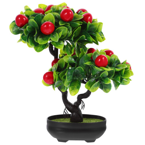 Simulation Bonsai Künstlicher Topffruchtbaum Aus Kunststoff 1 2