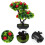 Simulation Bonsai Künstlicher Topffruchtbaum Aus Kunststoff 1 4
