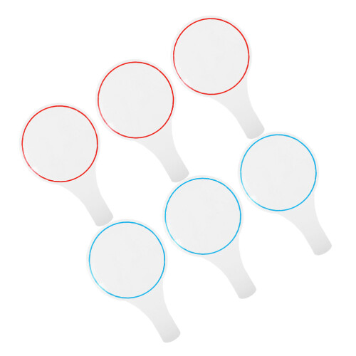 6Pièces Tablettes Blanches Effaçables Pour Vote Et Score En Mousse 2