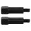 Mlins 2 Bolt Nut Trucks Ventildeckel 4,50x1,10x1,10 Cm Schwarz 1