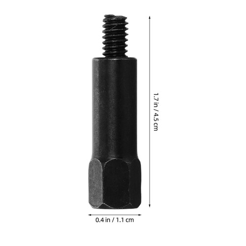 Mlins 2 Bolt Nut Trucks Ventildeckel 4,50x1,10x1,10 Cm Schwarz 1