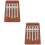 2 Stuks 5-Toon Duim Piano Kalimba 6
