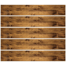 5 Stuks Houtnerf Plank Stickers Verwijderbare Stickers