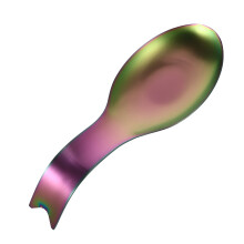 Irideszierender Metall Löffelablage Halter Für Schöpflöffel Und Löffel