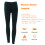 Raindrops Winter Damen Leggings Fleece Elastisch S 3