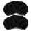 Schwarzes 2-teiliges Polyester WC-Set Für Badezimmer 1