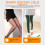 Raindrops Winter Damen Leggings Fleece Elastisch S 9