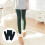 Raindrops Winter Damen Leggings Fleece Elastisch S 5