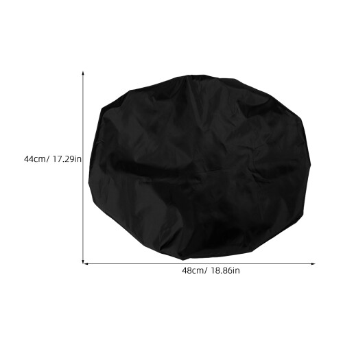 Schwarzes 2-teiliges Polyester WC-Set Für Badezimmer 2