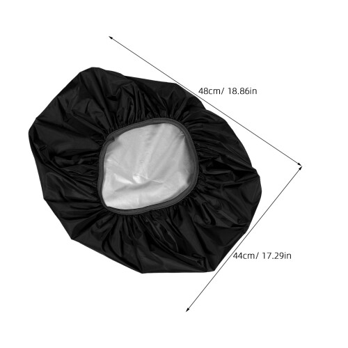 Schwarzes 2-teiliges Polyester WC-Set Für Badezimmer 1