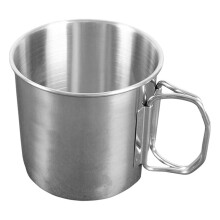 1Gobelet Multifonction Pliant En Métal Argenté Pour Café Boissons