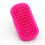 Silikon Haustier Massagebürste Pink Mit Verstellbarem Handgurt 5