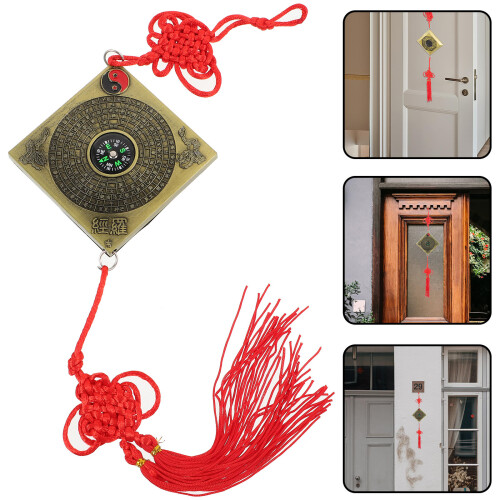 Feng Shui Kompass Anhänger Chinesisch Stil Tragbar 1