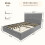 Comfy Living (5ft Kingsize, Grey) Colorado Bed Frame with Tanya Mattress 6