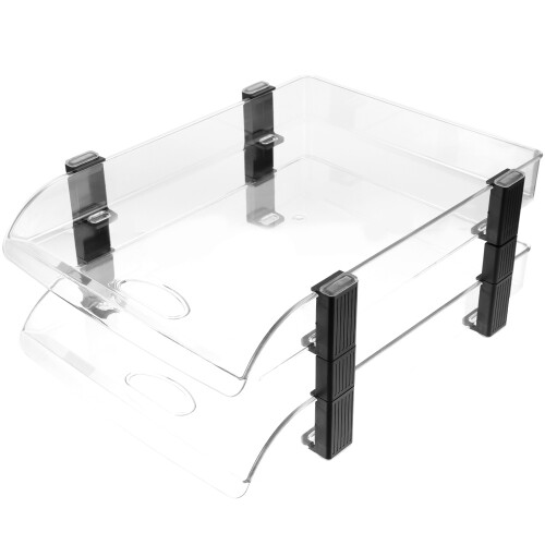 1X Organizer Transparante Tray Met Grote Capaciteit