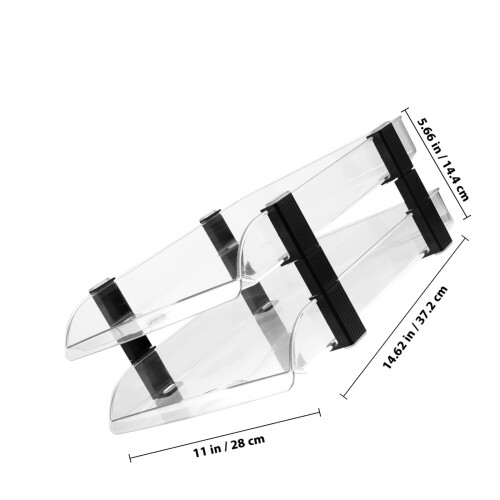 1X Organizer Transparante Tray Met Grote Capaciteit 1