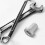 Trailer Pin Lock Stop Silber 1 Satz 7