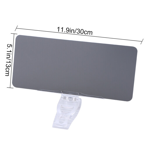Visor Extendeur Gris Pour Bloqueur Rayons Uv Antireflet 1