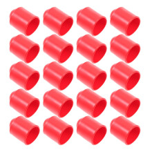 50 Ab Biljartkeu Eindbeschermer 4,00x3,00x3,00 Cm Rood