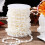1Roll Pearl Beads String Beige Sturdy Pearl Garland for Wedding Use 4