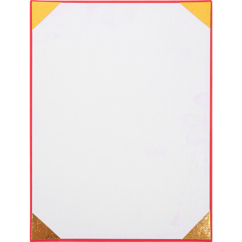 Blank Zertifikat Mit Roter Hülle 1