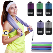 1 Set Faser-Badetücher Lavendelfarben Für Und Strand
