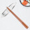 Chopsticks Halter Silber 1 6,0x1,2x0,8 Zoll 6