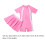 1 Set Einteiliger Badeanzug UV- Pink Polyester 2