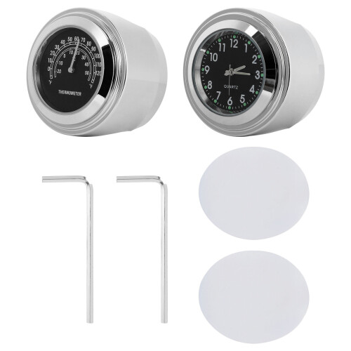 2Stk. Thermometer Schwarz Für Nachteinsatz