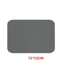 Raindrops Car Sunshade Sticker For Sun Protection Black 1 Pair