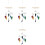 4 Windchime Hangend Sieraden Felt Decoratie 3