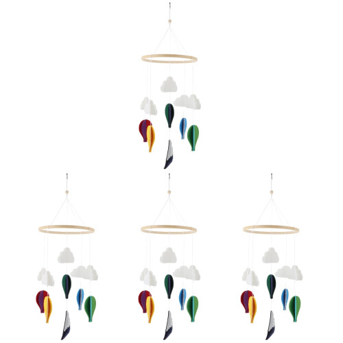 4 Windchime Hangend Sieraden Felt Decoratie 1