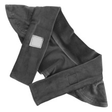 Shawl Valse Kraag Dames Velours Grijs