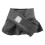 Shawl Valse Kraag Dames Velours Grijs 10