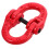 Safety Chain Accessory Attachment Hooks Latch Connecting Red 1