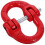 Safety Chain Accessory Attachment Hooks Latch Connecting Red 8