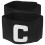2Stk Elastisches Schwarzes Captain-Armband Rutschfeste Passform 9