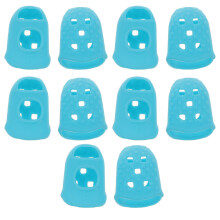 Nagelschoner Blau Silikon 10St 1in X 0,8in Für Anfänger