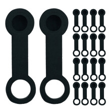 Zehuanyu 25 Stk Kleine Auto Ölverschluss Deko 3,30x1,00x0,70 Cm Schwarz