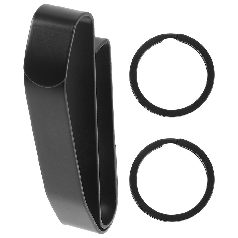 2 Metalen Autosleutelhanger Voor , Rvs Gordelsleutelhanger-image